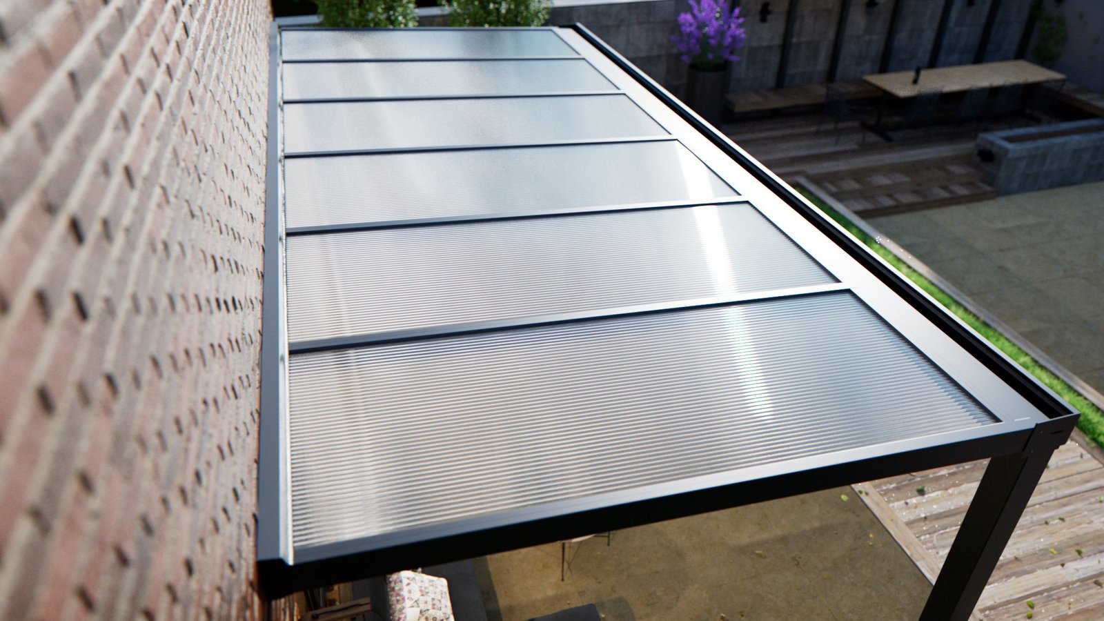 Cream Polycarbonate, Sunlight 90% Sun Rays 5% Visibility 0%